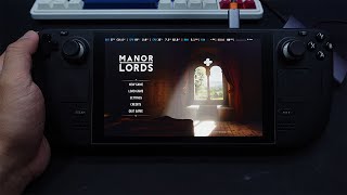 Manor Lords Gameplay On Steam Deck