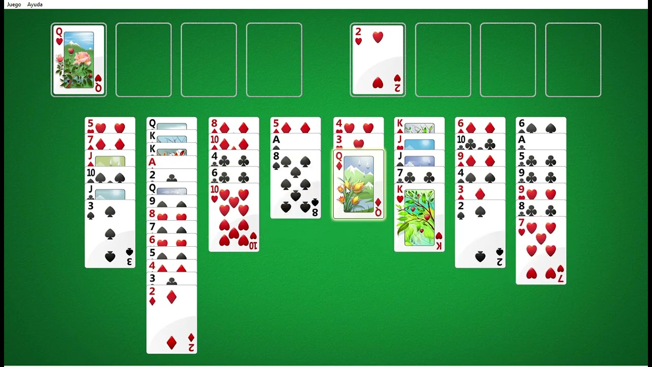 Carta Blanca / FreeCell Juego - YouTube