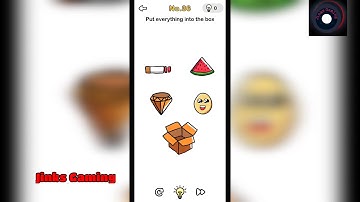 How to pass Brain out level 36?Put everything into the box