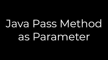Java :Java Pass Method as Parameter(5solution)