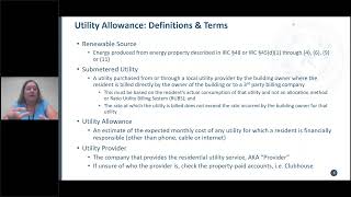 Utility Allowance Training - July 6, 2023