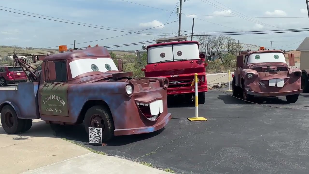 Tow Mater replica visits 