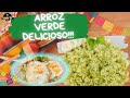 Delicioso Arroz Verde! Super fácil, Sabroso y Rápido|Totallyglo