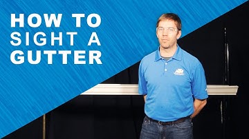 Is Your Gutter Machine Running Properly? How To Sight A Gutter