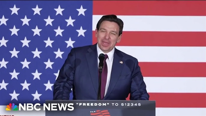 Desantis Thanks Supporters After The Iowa Caucus