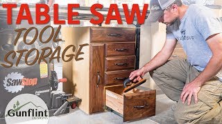 Table Saw Cabinet - DIY Tool Storage