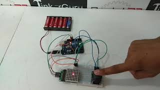 Niti Aayog | Atal Tinkering Lab | Joystick controlled Led Matrix using Arduino