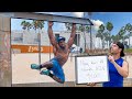 Hang For 100 Seconds, Win $100 vs. Bodybuilders on Muscle Beach