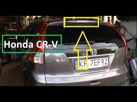 How to remove /replace the third brake light - Honda CR-V 2012-19 - YouTube