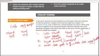 Edexcel IGCSE Chemistry (9-1) | Unit 1 | Principles of Chemistry |Chap 8 | Covalent Bonding | Part 1