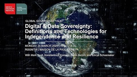 Digital & Data Sovereignty: Definitions and Technologies for Independence and Resilience