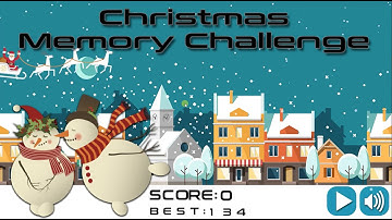 Christmas Memory Challenge - Construct 2 Project