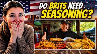 Brit Reacts to I Tried One of The Most American Restaurants in Arkansas...