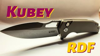 Kubey RDF A Tactical Button Lock #knives #tacticalknife #buttonlock