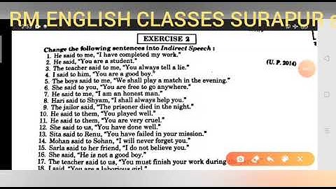 Indirect Exercise Part 2 solved by Ramesh Sir