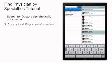 How to use DocBookMD Specialties Features for iPhone and iPad
