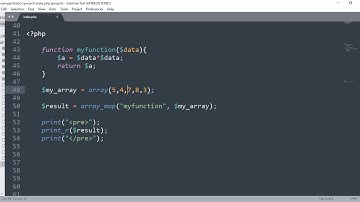 PHP Array Functions -14 (array_map())