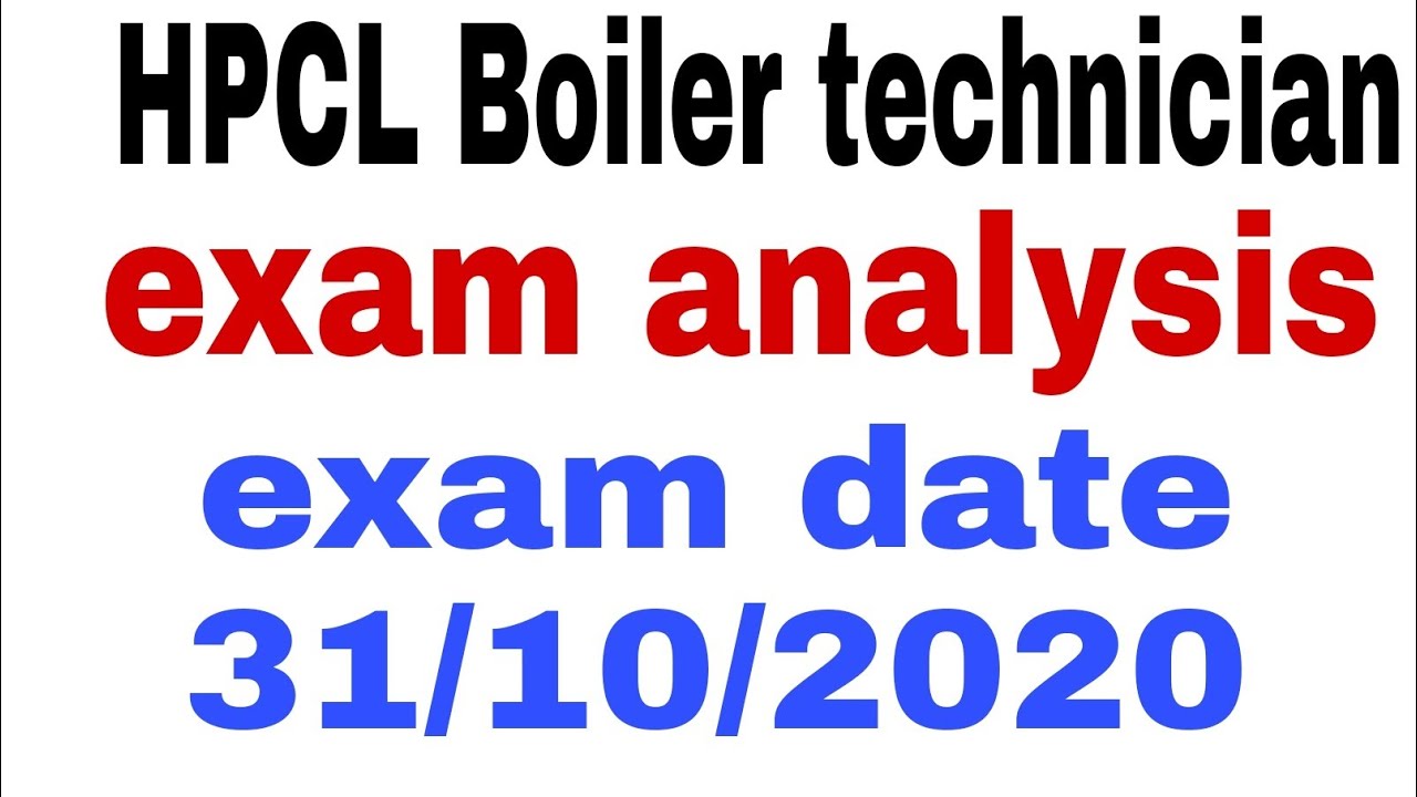 HPCL Boiler technician || exam analysis || vishakhapatnam