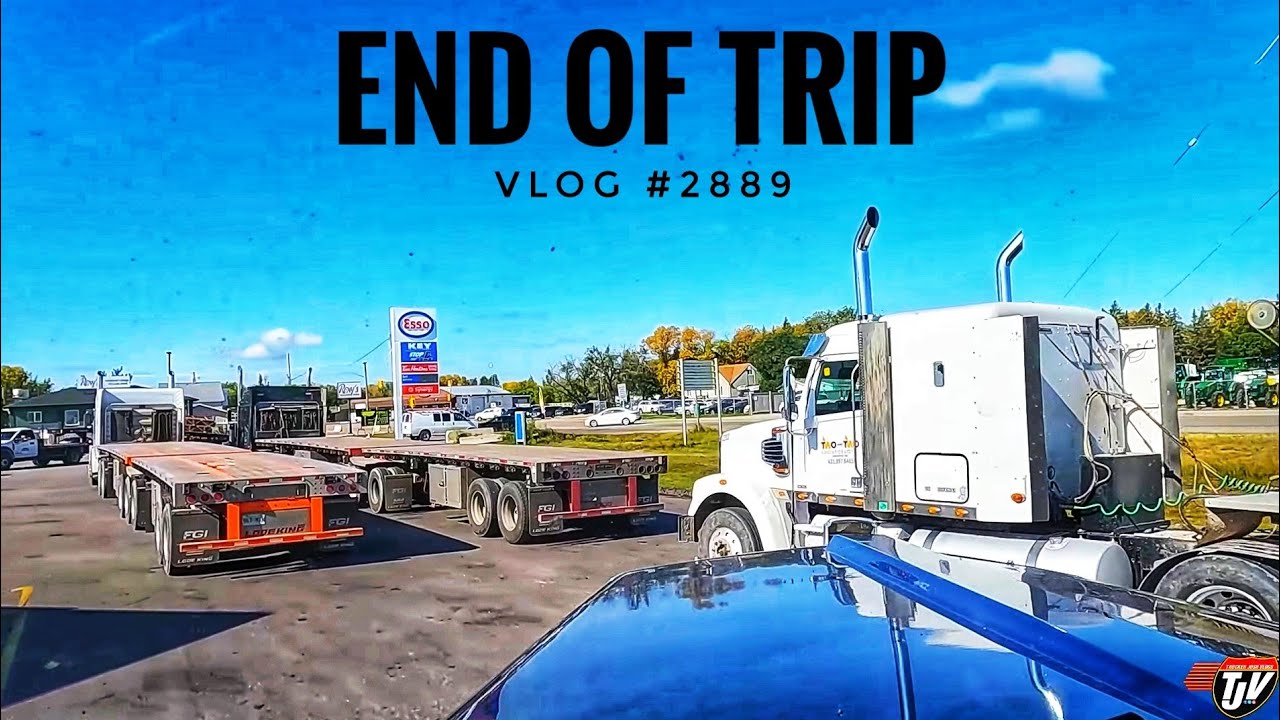 END OF TRIP | My Trucking Life | Vlog #2889 - YouTube