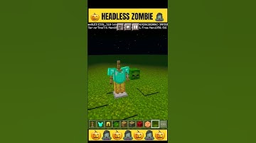 HEADLESS ZOMBIE IN MINECRAFT || MINECRAFT BUILD HACKS || MINECRAFT HACKS || HALLOWEEN BUILD HACKS ||