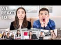 ROASTING &amp; REACTING TO OUR OLD VIDEOS!!!