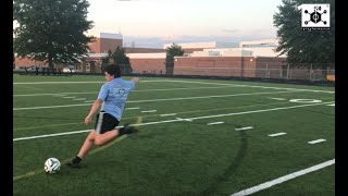Soccer Technical Training - The Instep Kick