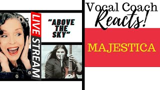 LIVE REACTION: Majestica 'ABOVE THE SKY' Official Video | Vocal Coach Reacts & Deconstructs