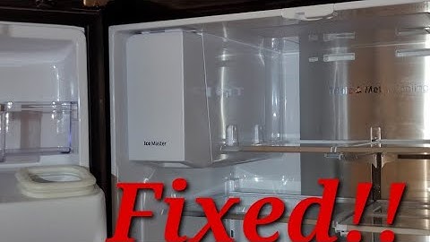 Samsung refrigerator ice maker freezing up issue finally FIXED!!!