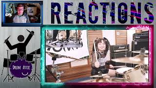 JUNNA - Lux Aeterna - Metallica Drum Cover Reaction #reaction