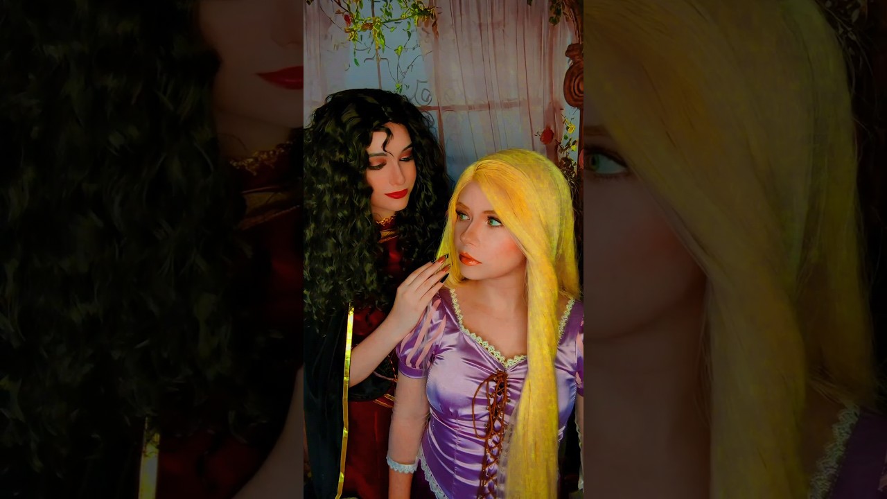When she was beautiful | Mother Gothel & Rapunzel@nikkihatsunecosplay#cosplay | Tangled