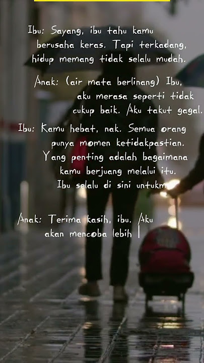 percakapan ibu dan anak bikin terharu 😭😭,cocok untuk story' WA #cintaabadi #shorts #short
