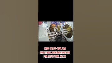 ☘️YUDU THREE-SIDE CNC MULTI-HOLE DRILLING MACHINE FOR CAST STEEL VALVE#valves #cncmachine #gatevalve