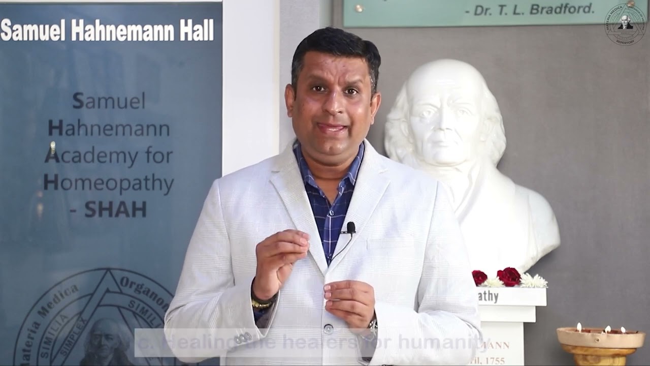 Basic introduction, concept and course details of Dr. Samuel Hahnemann's Applied Homeopathy (SHAH)