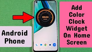 How to add Clock Widget on Home Screen for Android phone screenshot 5