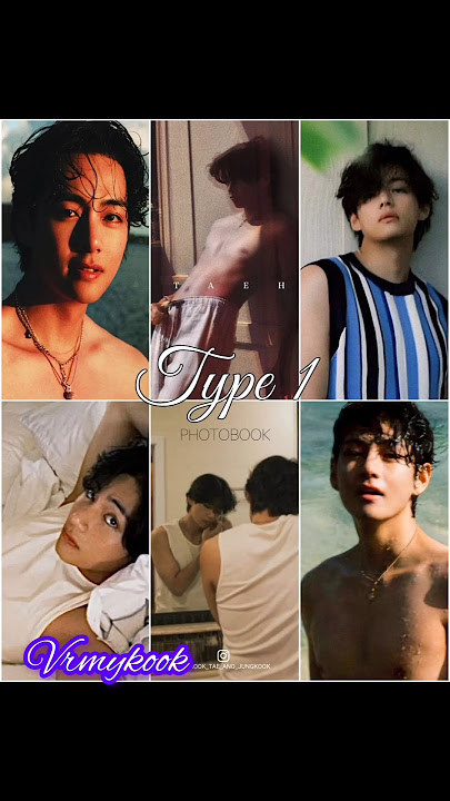 BTS V 'TYPE 1' Photo Book #taehyung #photobook #type1 #bts #teekook