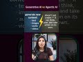 Generative AI vs Agentic AI | what’s the difference?