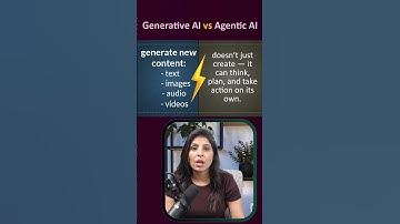 Generative AI vs Agentic AI | what’s the difference?