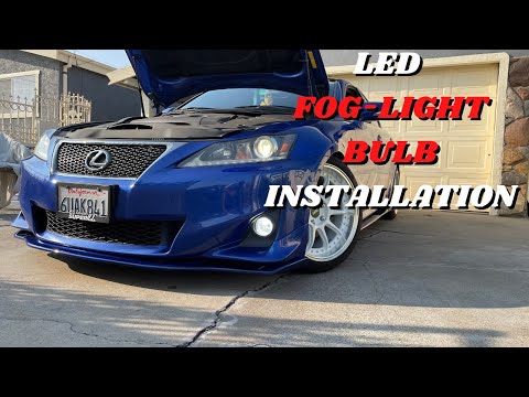 How To REPLACE Your Fog-Light Bulbs In Your 06-13 Lexus IS250/IS350/ISF
