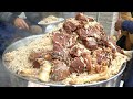 Zaiqa Chawal - Golden Pulao Mountain, Street Food in Qissa Khwani Bazar Peshawar | Zaiqa Beef Pulao