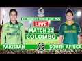 Pakistan vs South Africa Live | PAK W vs SA W Live Scores & Commentary | ICC Womens World Cup Live
