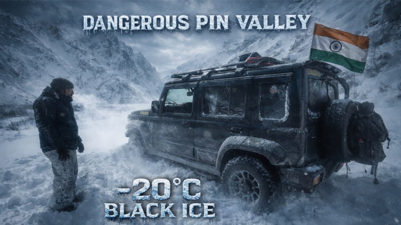 Jimny Slipped in -20•C in Deep Snow | आप ये गलती कभी मत krna | theroadhunterz |
