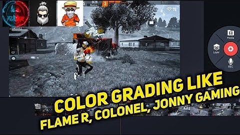 🔥❤️How to color grediant like FLAME R, COLONEL, JONNY GAMING in kinemaster❤️🔥 || 💞💞by bandit fire🤩😍