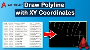 How to Draw Polyline with XY Coordinates in AutoCAD