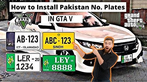 HOW TO INSTALL PAKISTANI LICENSE PLATE IN GTA 5 | GTA5 REAL LIFE MODS | GTA 5 MODS 2023