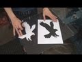 How To Screen Print T Shirts Using Hand Cut Paper Stencils