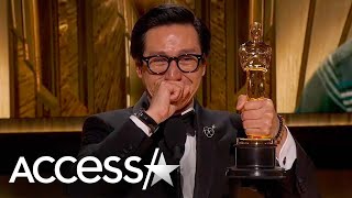 Ke Huy Quan Cries In Emotional Oscars Acceptance Speech