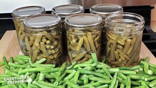 Canning Fresh Green Beans with Pressure Canner  Simple Raw Pack Method (complete walkthrough)