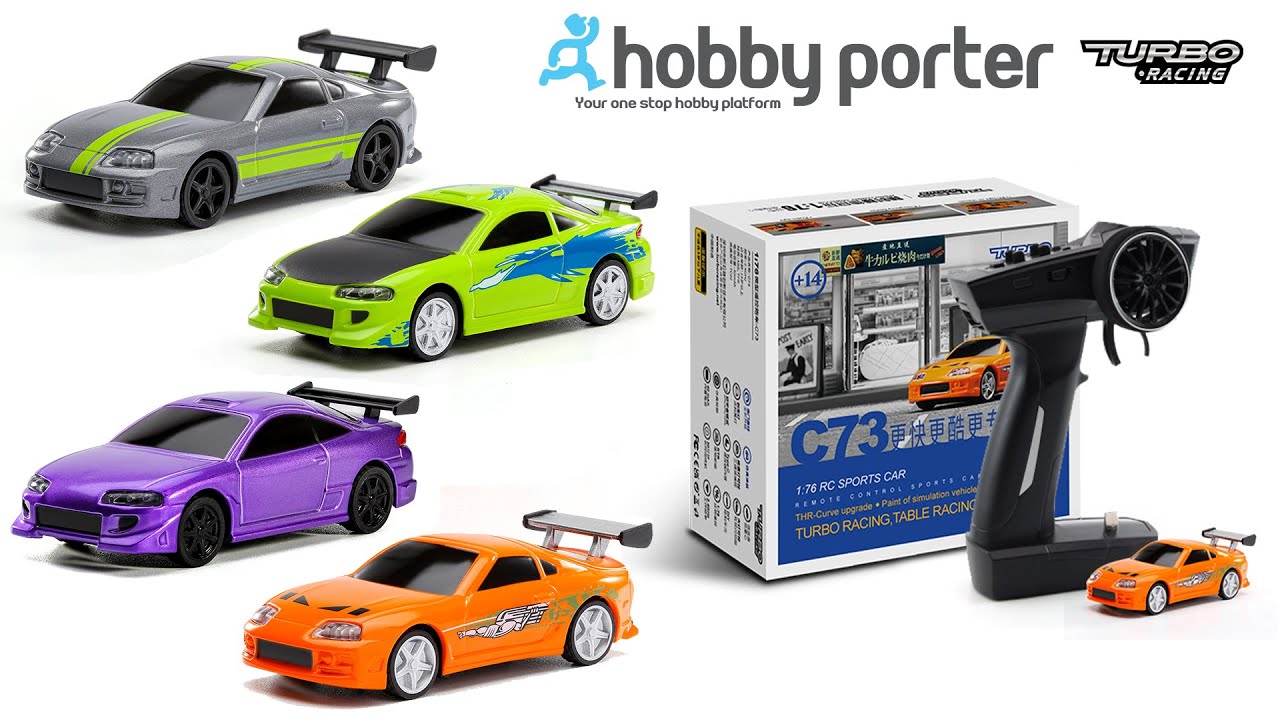 Hobbyporter - Turbo Racing - C72 & C73 1:76th scale RC Racing cars