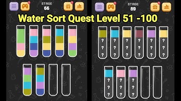 Water Sort Quest Game Answers | All Levels | Level 51-100