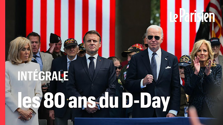 INTÉGRALE - 80 ans du Débarquement, suivez les cérémonies